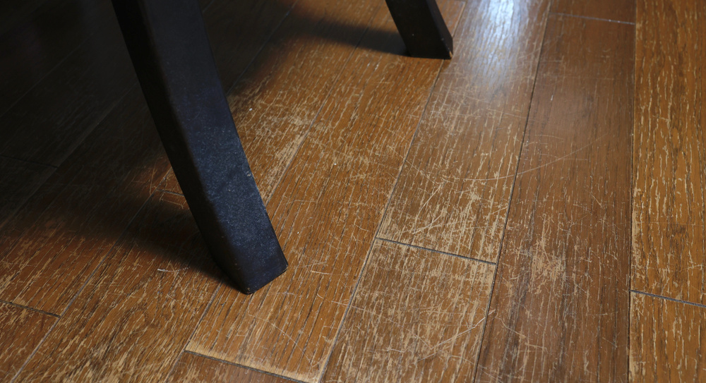 hardwood floor scratches