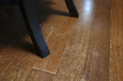 hardwood floor scratches